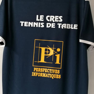 maillot sport personnalisé en flex TT le Cres