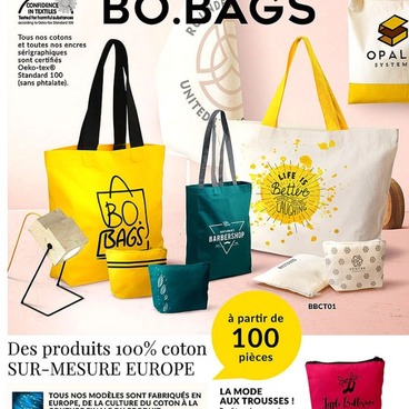 Collection de sacs 100% Made in Europe imprimable à Castelnau le Lez