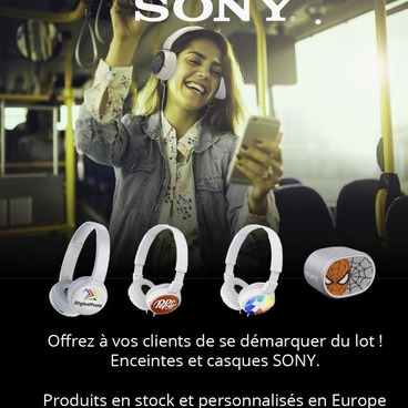 Les casques audios SONY pour vos meilleurs clients 