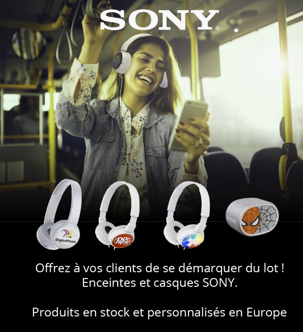 Les casques audios SONY pour vos meilleurs clients