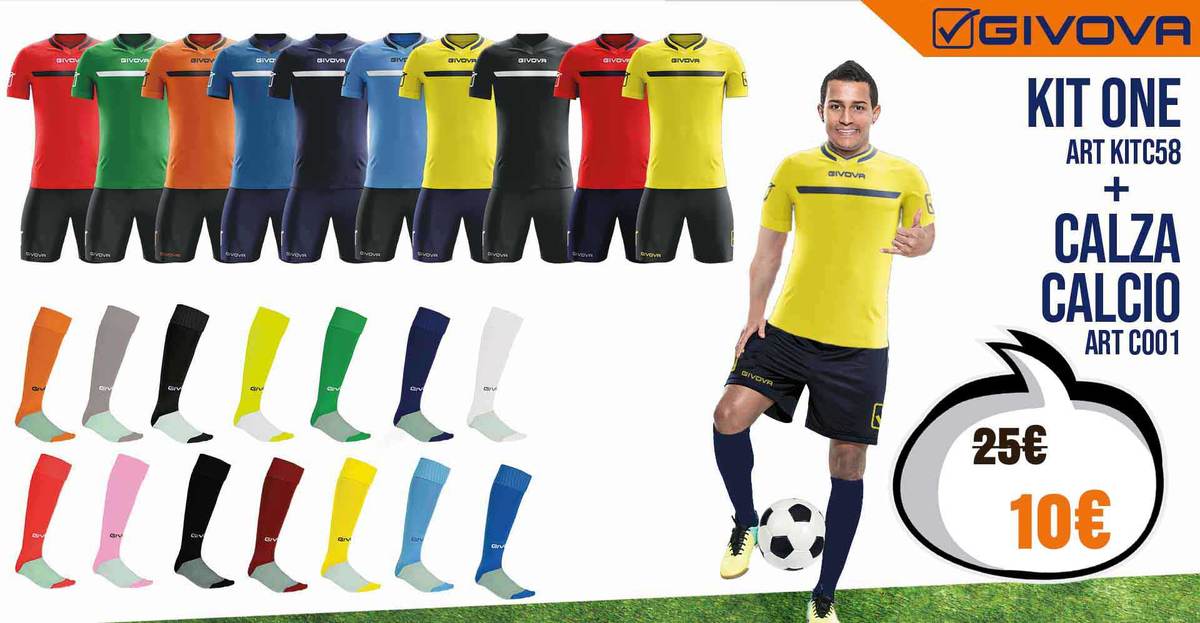 Destockage tenue de foot Givova One 