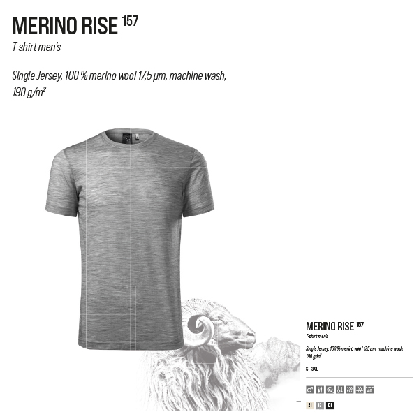 TEE SHIRT HOMME MERINOS