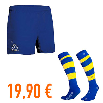 Pack rugby short chaussettes